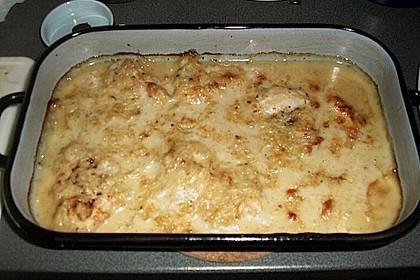Zwiebel - Sahne - Hähnchen 7