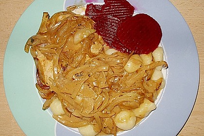 Zwiebel - Sahne - Hähnchen 3