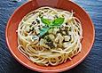 Spaghettini mit Limette und Schafsk&auml;se