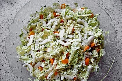Chinakohl - Salat 1