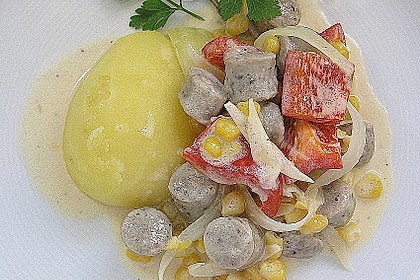 Bratwurstb&auml;llchen - Gulasch mit Paprika