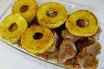 Schweinefilet & Ananas in Currysahne 8