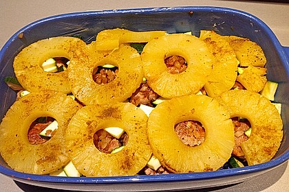 Schweinefilet & Ananas in Currysahne 9