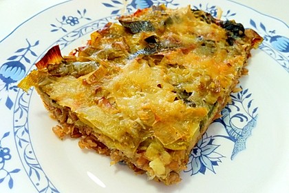 Grünkernauflauf mit Lauch 4