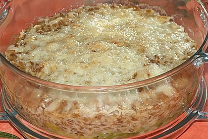 Grünkernauflauf mit Lauch 3