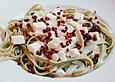 Gr&uuml;ne Nudeln mit Fenchel und Schafsk&auml;se