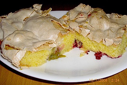 Stachelbeerkuchen mit Baiser 5
