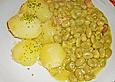Dicke Bohnen in Specksauce