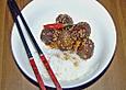 Rindfleischb&auml;llchen in s&uuml;&szlig;/saurer Orangensauce (asiatisch)
