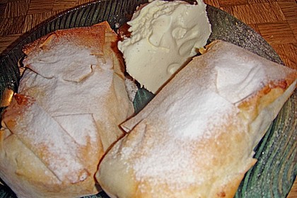 Apfeltaschen aus Yufkateig 6