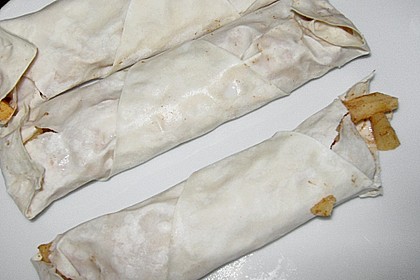 Apfeltaschen aus Yufkateig 7