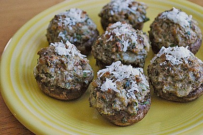 Gef&uuml;llte Champignons 40