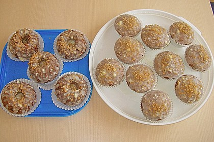 Bananenmuffins mit Guss 1