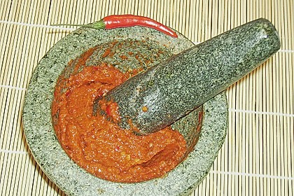 Schweinehackfleisch mit gr&uuml;nem Pfeffer - Mou Phad Kaphrao Prik Thai Sod 1