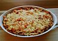Nudelauflauf mit Chili - Hackfleisch - So&szlig;e