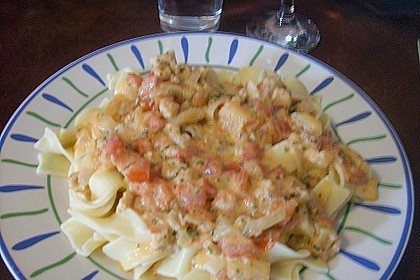 Shrimps - Wei&szlig;wein - Sauce f&uuml;r Pasta 1