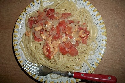 Shrimps - Wei&szlig;wein - Sauce f&uuml;r Pasta 3