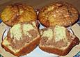 Gestreifte Muffins