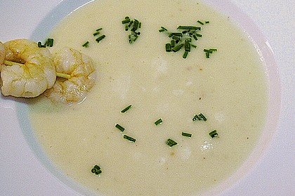 Topinambur - Cremesuppe mit wei&szlig;er Schokolade und Chili 1