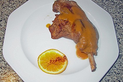 Weihnachtliche G&auml;nsekeule 1