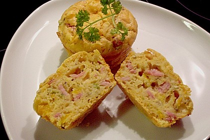 Herzhafte Schinken-Käse-Muffins 1