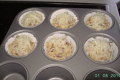 Herzhafte Schinken-Käse-Muffins 62