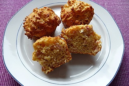 Herzhafte Schinken-Käse-Muffins 30