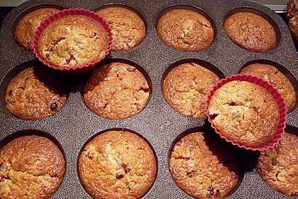 Haferflocken - Johannisbeer - Muffins 16