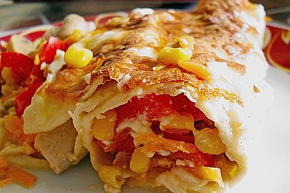 H&auml;hnchen - Tortilla - Auflauf 12