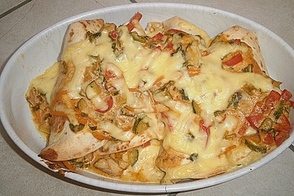 H&auml;hnchen - Tortilla - Auflauf 13