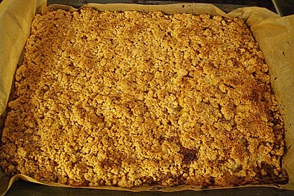 Apfel - Streuselkuchen vom Blech 34