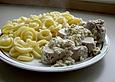 Schweinefilet mit Kr&auml;uterfrischk&auml;se