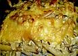 Nudelauflauf mit Schinkensahne