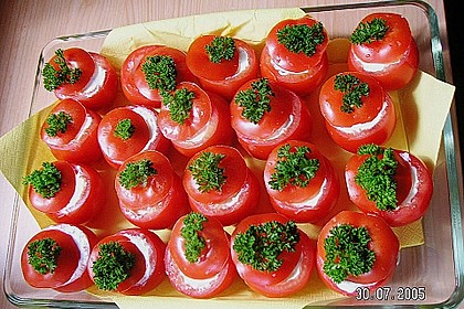 Gef&uuml;llte Partytomaten