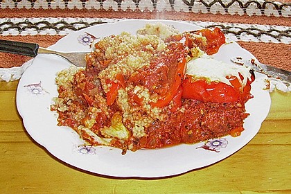 Couscous-Auflauf mit gegrilltem Paprika 13