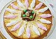 Di&auml;t - K&auml;sekuchen ohne Boden mit Blaubeeren