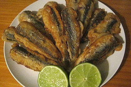 Gebackene kleine Fische 2