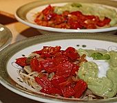 Pasta Avocado - Paprika (Bild)