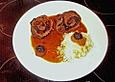 Rindsrouladen mit Curry und Backobst