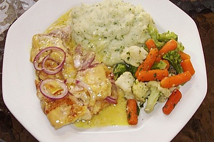 &Uuml;berbackene Schnitzel 1