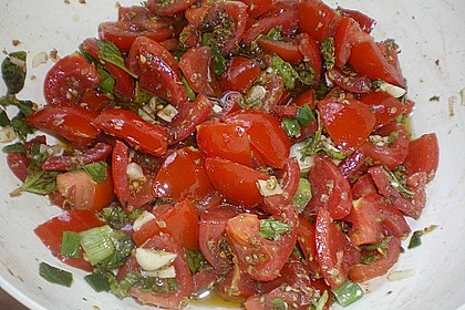 Sommer - Spaghetti mit kalter Tomatenso&szlig;e