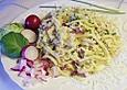 Gebratene Sp&auml;tzle mit Schinken