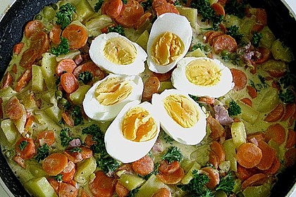 Gemüse-Eier Ragout