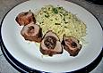 Schweinefilet mit D&ouml;rrpflaumen und Schinkenspeck