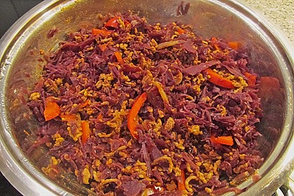 Hackfleischpfanne mit Rotkohl 10