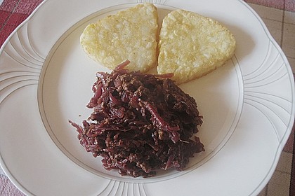 Hackfleischpfanne mit Rotkohl 11