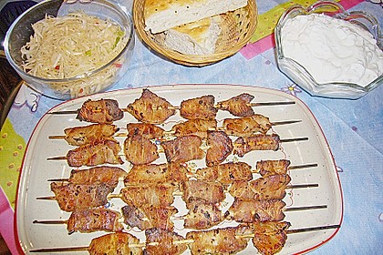 Souvlaki mit Tsatsiki 14