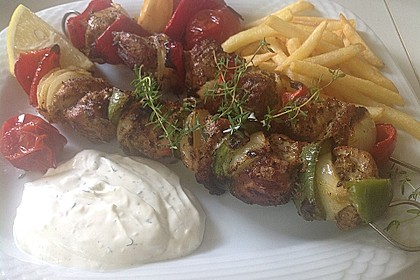 Souvlaki mit Tsatsiki 3