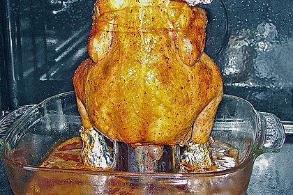 H&auml;hnchen auf der Bierflasche 1