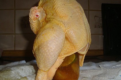 H&auml;hnchen auf der Bierflasche 10